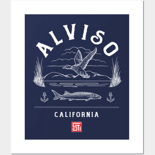 Alviso California Reversed Posters and Art